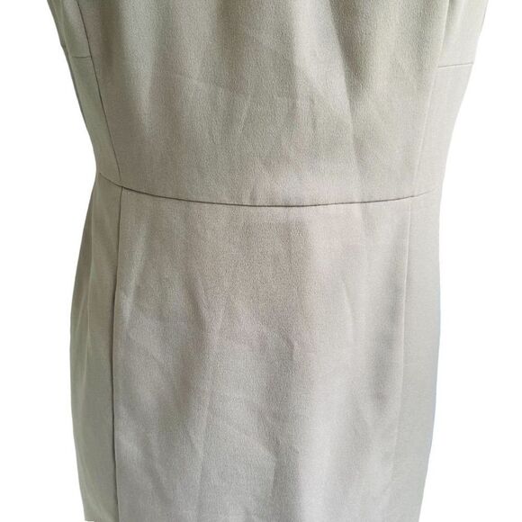 Altar’s State Dress Silver Gray Beaded Neck Detail Size Large - Picture 6 of 9